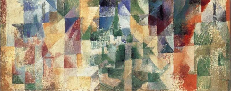 Delaunay, Robert The three landscape of Window oil painting picture